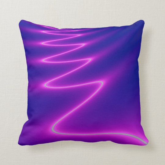 neon pink pillow