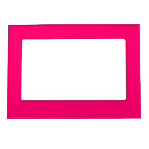 Neon Pink Magnetic Frame – Customizable