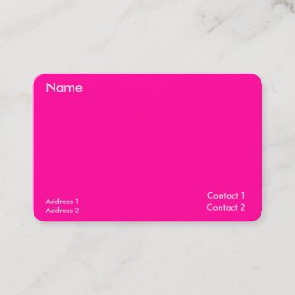 neon pink -minimalist
