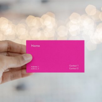 neon pink -minimalist