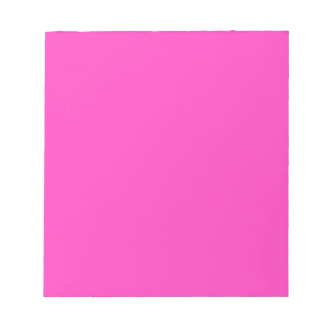 Neon pink notepad (Front)