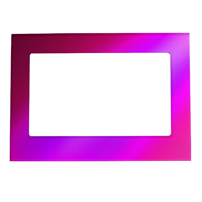 Neon Pink Ombre Magnetic Frame (Front)