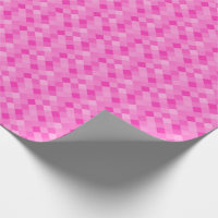 Green pixels wrapping paper