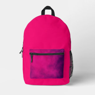 Neon Pink & Purple Accent Backpack – Customizable