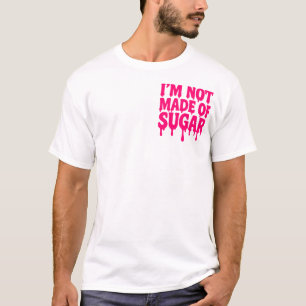 Neon Pink Quote Pocket Tee Style – Customizable