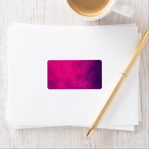 Neon Pink Smoke Address Labels – Customizable