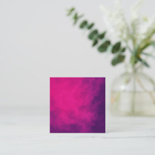 Neon Pink Smoke Business Card – Customizable