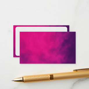 Neon Pink Smoke Detail Card – Customizable