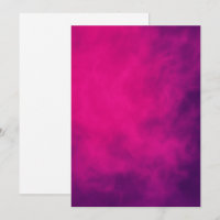 Neon Pink Smoke Save the Date Card – Customizable