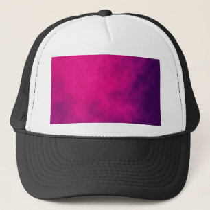 Neon Pink Smoke Trucker Hat – Customizable