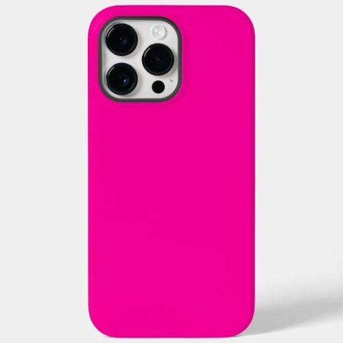 Neon Pink Solid Color Case_Mate iPhone 14 Pro Max Case