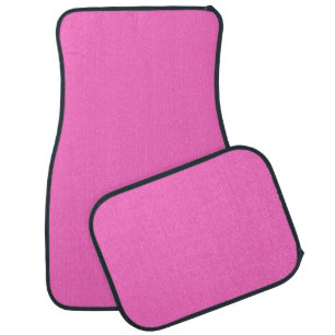 Neon Pink Solid Color Classic Car Floor Mat