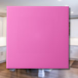 Neon Pink Solid Color | Classic | Elegant Ceramic Tile<br><div class="desc">Neon Pink Solid Color | Classic | Elegant | Trendy | Stylish | Gift</div>