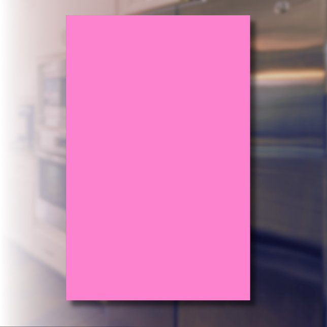 Neon Pink Solid Color | Classic Magnetic Dry Erase Sheet (Creator Uploaded)
