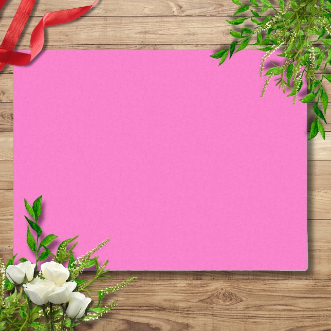 Neon Pink Solid Color | Classic Tissue Paper (Creator Uploaded)