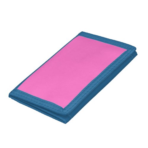 Neon Pink Solid Color  Classic Trifold Wallet