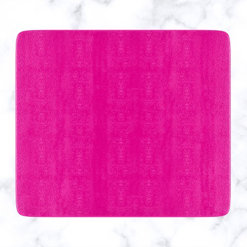 Neon Pink Solid Color Cutting Board