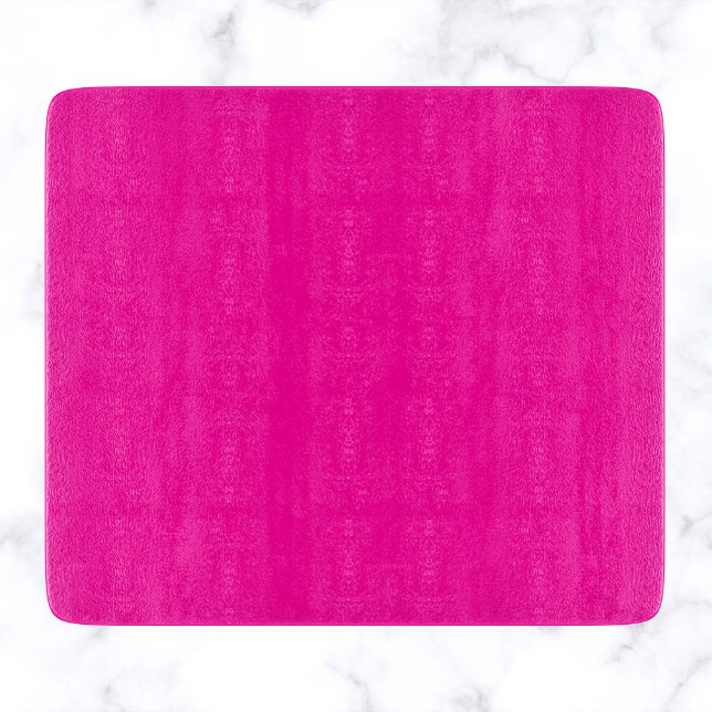 Neon Pink Solid Color Cutting Board (Creator Uploaded)