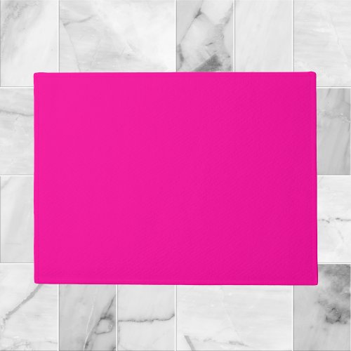 Neon Pink Solid Color Doormat