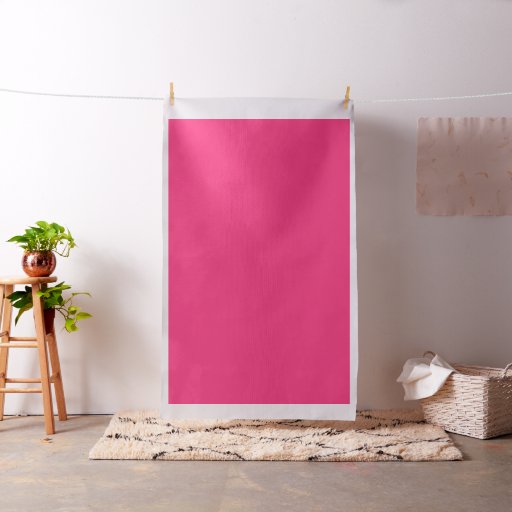 Neon Pink Solid Color Fabric