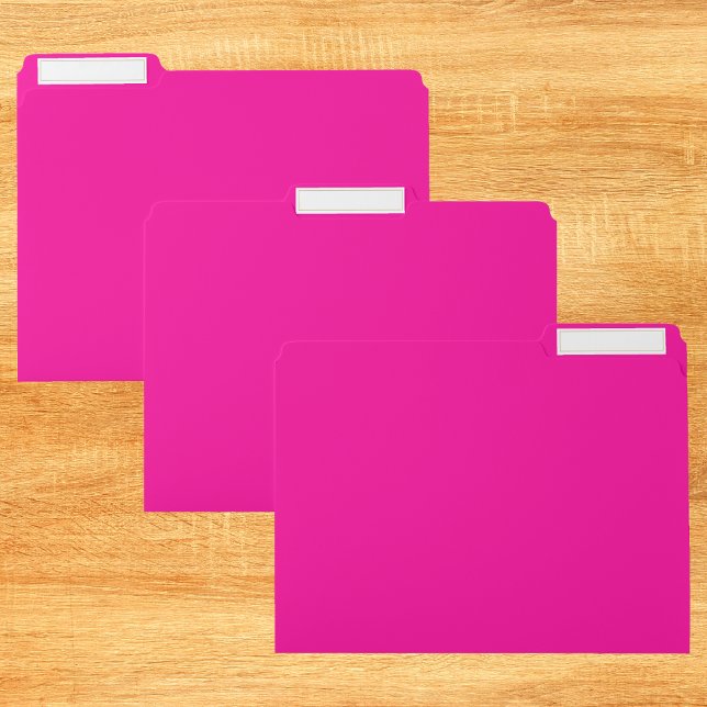 Neon Pink Solid Color File Folder (Creator Uploaded)