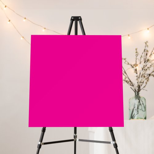 Neon Pink Solid Color Foam Board