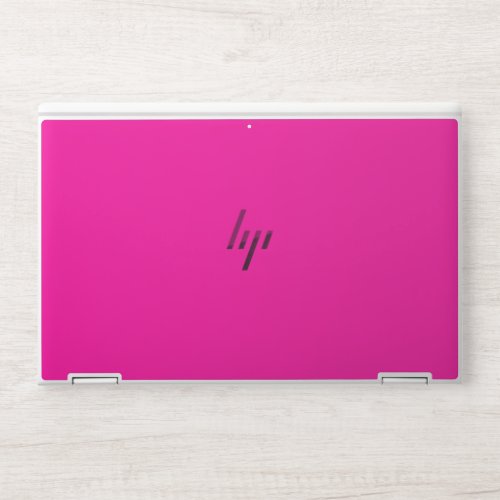 Neon Pink Solid Color HP Laptop Skin