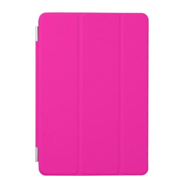 Neon Pink Solid Color iPad Mini Cover (Front)