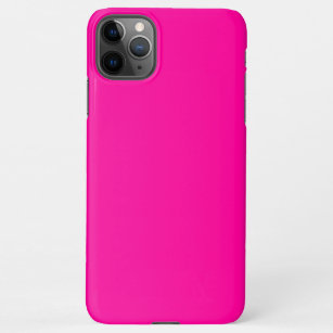 Neon Pink Solid Color iPhone 11Pro Max Case