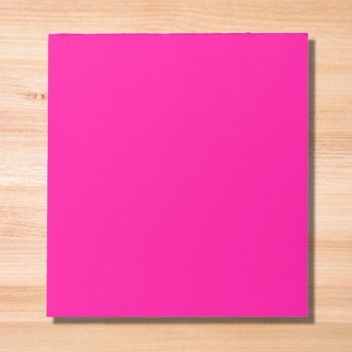 Neon Pink Solid Color Notepad