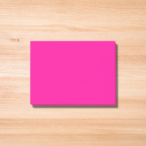 Neon Pink Solid Color  Post_it Notes