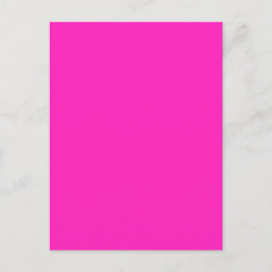NEON PINK (solid color) ~ Postcard