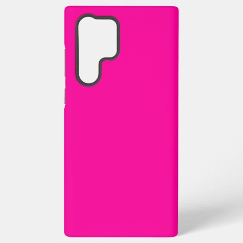 Neon Pink Solid Color Samsung Galaxy S22 Ultra Case