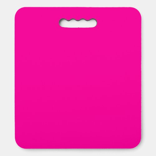Neon Pink Solid Color Seat Cushion