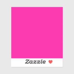 Neon Pink Solid Color Sticker