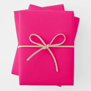 Neon Pink Wrapping Paper – Bulk Set for Events