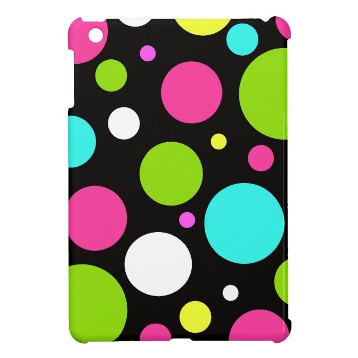 Neon Polka Dots iPad Mini Case