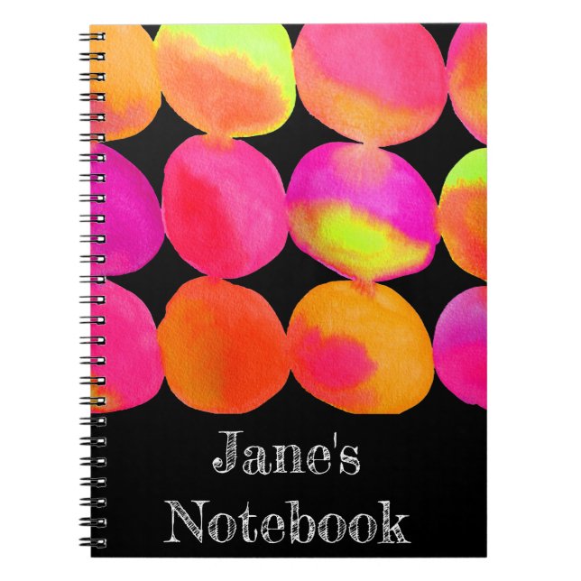 Neon Pop art Notebook (Front)