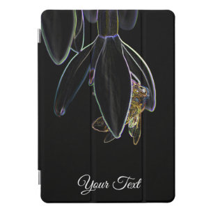 Neon-Pop-Art snowdrop flower bee and your text! iP iPad Pro Cover