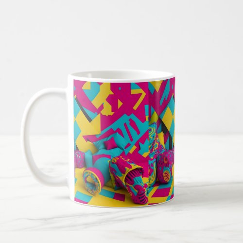 Neon Pop Explosion Coffee Mug