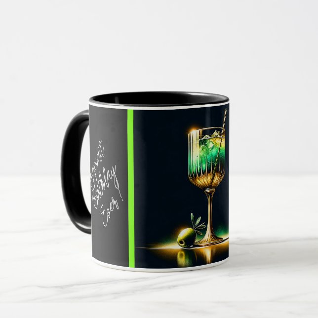 Neon Popular Party Time Personalized Mug (Front Left)