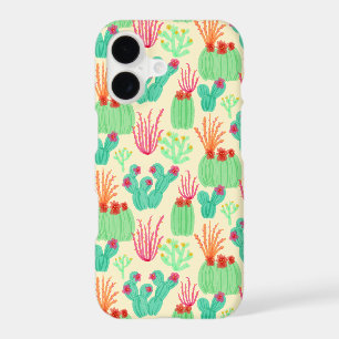 Neon Prickly Pear Cholla Ocotillo Cactus Desert iPhone 17 Case