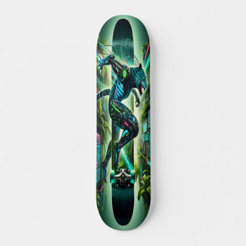 Neon Prowler Cyber_Enhanced Jaguar Skateboard