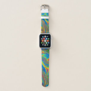 Neon Psychedelic Apple Watch Band