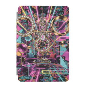 Neon Psychedelic Luxury Lounge Art iPad Mini Cover