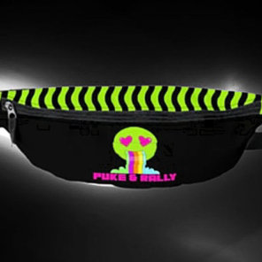 Neon Puke & Rally Fanny Pack | Funny Party