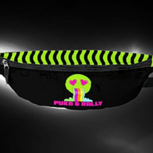 Neon Puke & Rally Fanny Pack Funny Party
