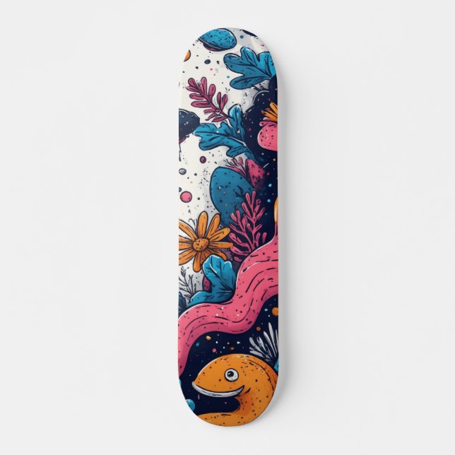 Neon Pulse Skateboards: Illuminate Your Path with  Skateboard (Front)