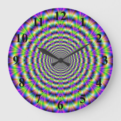 Neon Pulse Wall Clock