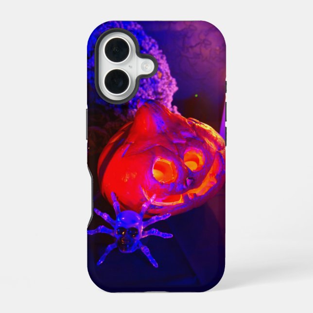 Neon pumpkins iphone case (Back)